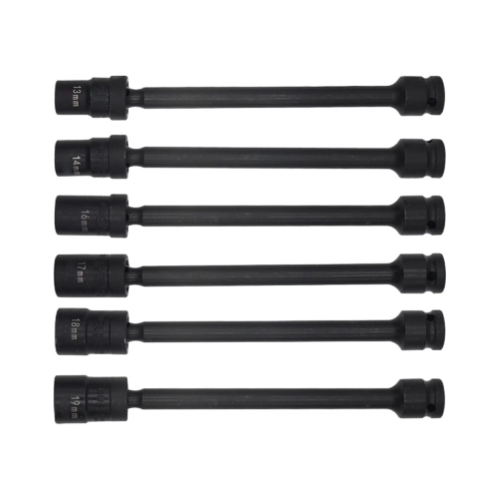 Long Reach Hex Head Socket Wrench Set 6pcs 12inch for Machinery