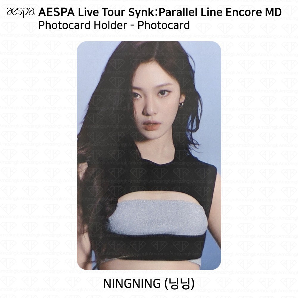 タレントカード Ningning MD aespa SYNK PARALLEL LINE aespa - 2025 aespa Live Tour 'SYNK : Parallel Line' ENCORE