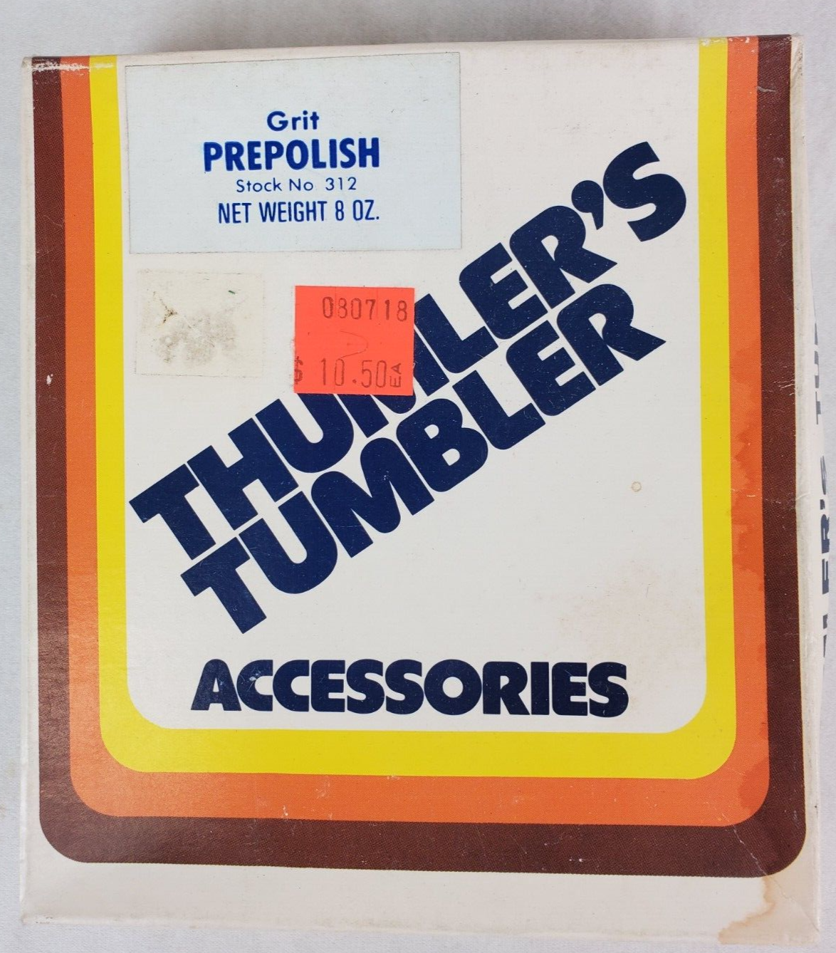 Thumbler's Tumbler Accessories 8 oz Stock No 312 Grit Prepolish NOS Unopened
