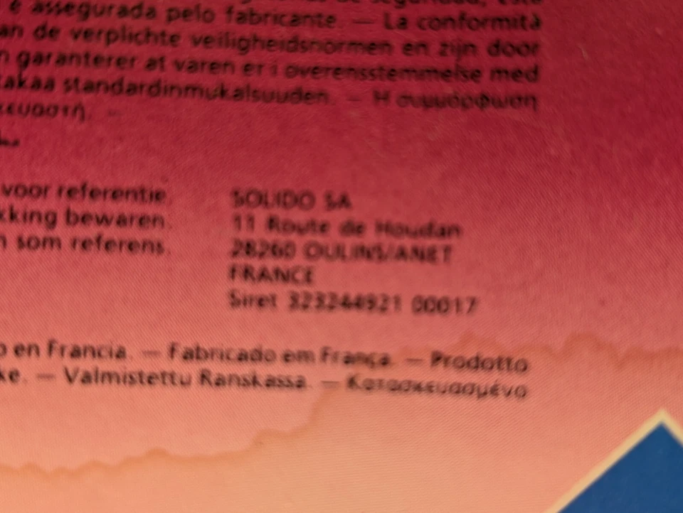 VINTAGE SOLIDO STUDEBAKER HAWK #4522  1:43 DIE-CAST CAR & CASE MINT, BOX DAMAGE Foto 2 de 4