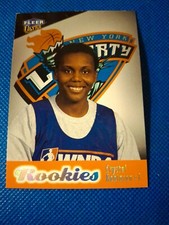 1999 CRYSTAL ROBINSON FLEER ULTRA WNBA ROOKIE CARD RC #107 NEW YORK NY LIBERTY