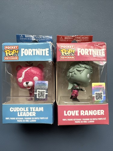 Funko Pop! Keychain: Fortnite - Cuddle Team Leader and Love Ranger | eBay