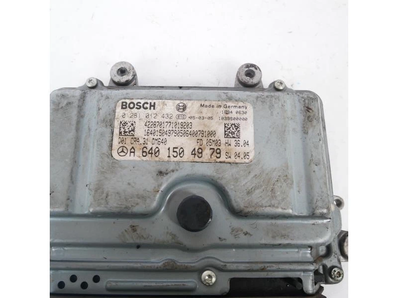 0281012432 CENTRALINA MOTORE ECU MERCEDES-BENZ CLASSE B (W245) 2.0 CDI 16V MAN 6 - Immagine 3 di 3