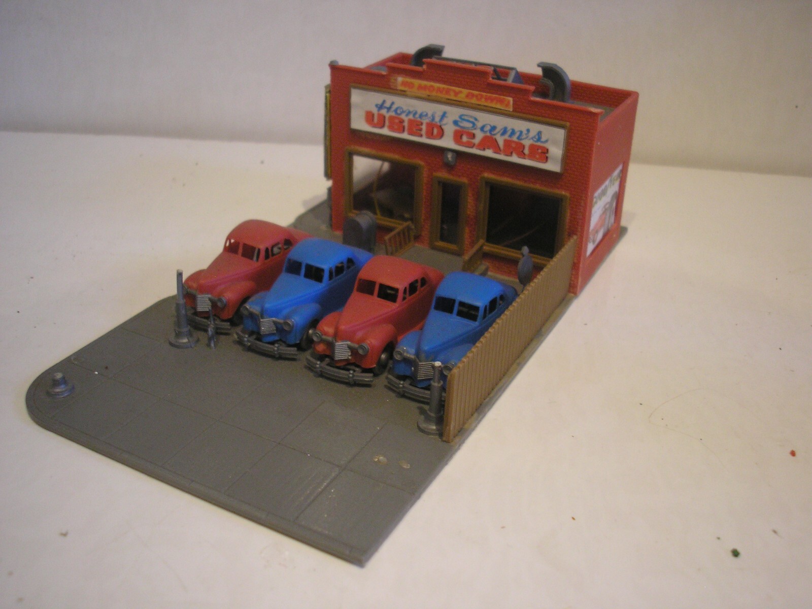 HO OO SAMS USED CARS GARAGE BUILDING eBay