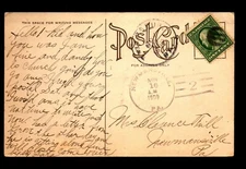 1909 Newmansville PA Doane Cancel Card / Minor Crease - L31253