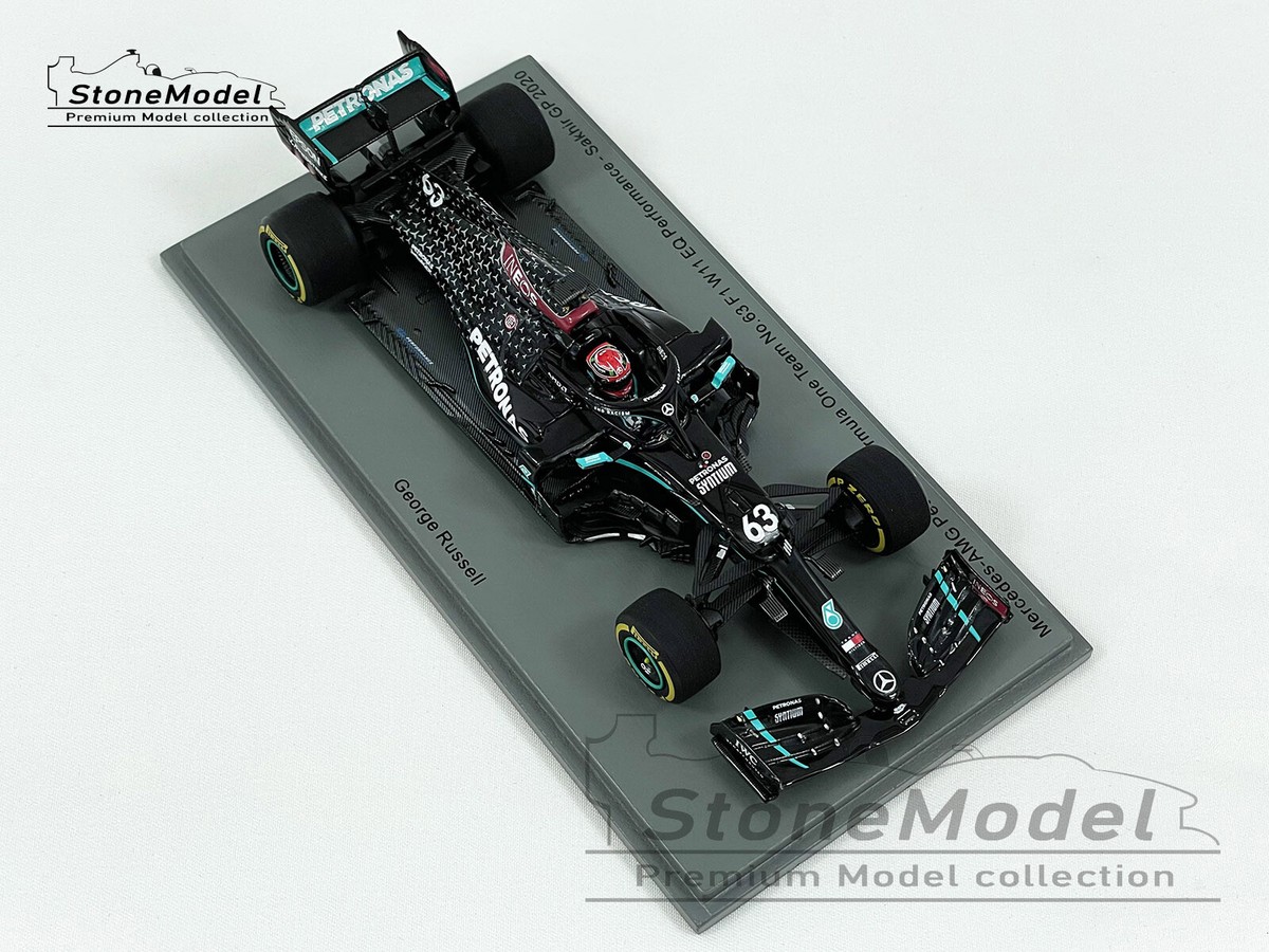 ミニチャンプス 1/43 メルセデス 2020年サクヒールGP ジョージ