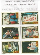 1983 Donruss Dukes of Hazzard CARDS / SEE DROP DOWN MENU for card U will receive