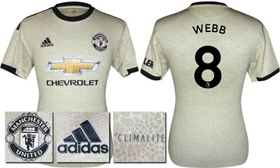 WEBB 8 - 19/20 ADIDAS MAN UTD AWAY SHIRT = KIDS SIZE | eBay