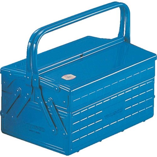 TRUSCO 3stage tool box GT350B blue 5.3 kg double opening new from
