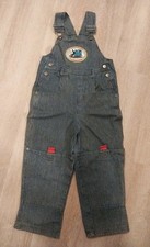 VTG Thomas  Friends Bib Overall Pants 3T "Full Steam Ahead" Railroad Striped