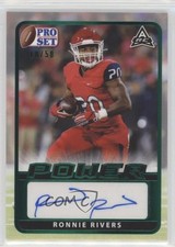 2021 Leaf Pro Set Power Base Emerald Spectrum Foil 18/50 Ronnie Rivers Auto 4nl