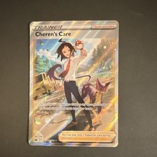 Pokémon Cheren's Care GG58/GG70 Crown Zenith Galarian Gallery Ultra Rare Holo
