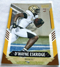 2021 Score Football D'Wayne Eskridge Western Michigan Broncos Gold Rookie #393