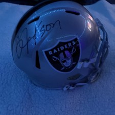 Bo Jackson Auto Player Certified Replica Football Helmet.