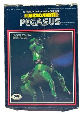 PEGASUS MICRONAUTI MICRONAUTS ITALIAN BOX GIG GREEN MEGO 71010 VINTAGE MAGNEMO