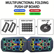 Push-Up Board Set Portable Multifunctional Push-Up Bar Foldable Fitness Equipmen