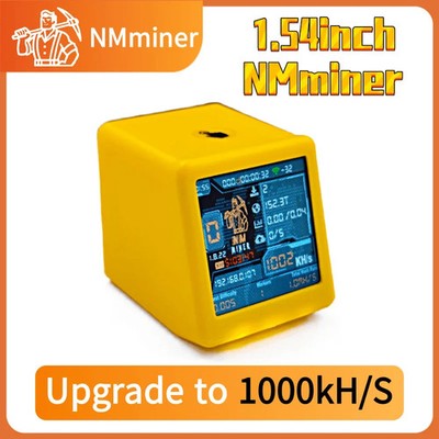 NMMiner Corlorful Smart TV 1000KH/s better Nerdminer v2 ESP32 BTC SOLO Lottery M