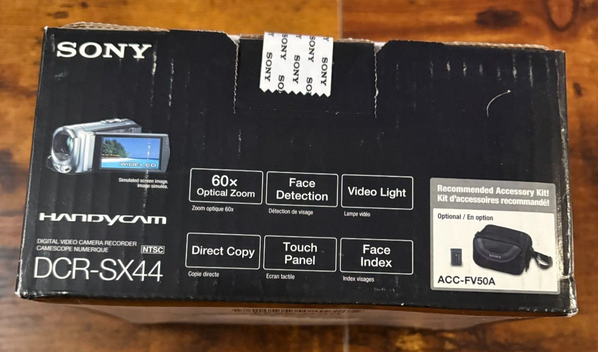 Sony DCR-SX44 4 GB Camcorder - Silver for sale online | eBay