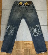 Von Dutch Vintage Straight Leg Women  s Blue Jeans Size 30