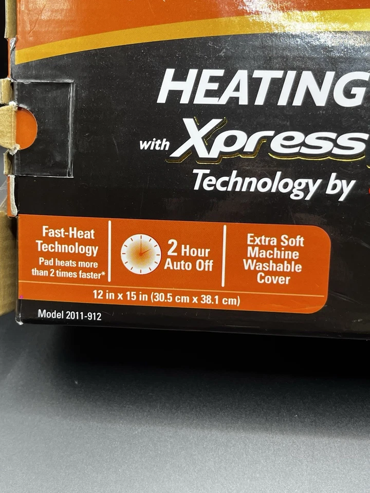 Almohadilla térmica Xpress Heat Technology Walgreens de Sunbeam 2012 cubierta suave lavable Foto 3 de 4