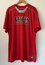 Vintage Nike Dri Fit SDSU Aztecs Pullover Warmup Baseball Jersey XXL San Diego 