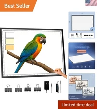 A2 Light Pad 26"x19" for Tracing, Sketching - Aluminum Frame