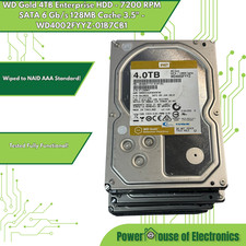 WD Gold 4TB Enterprise HDD - 7200 RPM SATA 6 ...