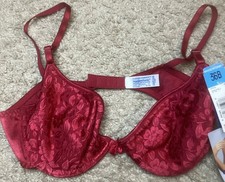 Vtg Maidenform Everyday Romance Bra 36b 9297 Red NWT