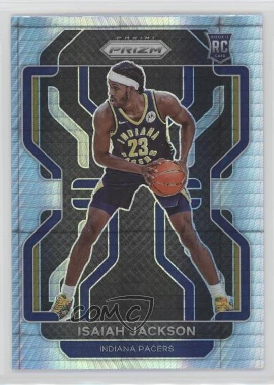 2021-22 Panini Prizm Hyper Prizm Isaiah Jackson #309 Rookie RC 0w27