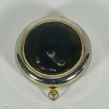 Vintage Estee Lauder “Tortoiseshell ” Round Pocket Watch Style Compact