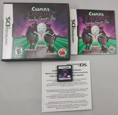 Casper's Scare School: Spooky Sports Day (Nintendo DS, 2010) CIB / Complete