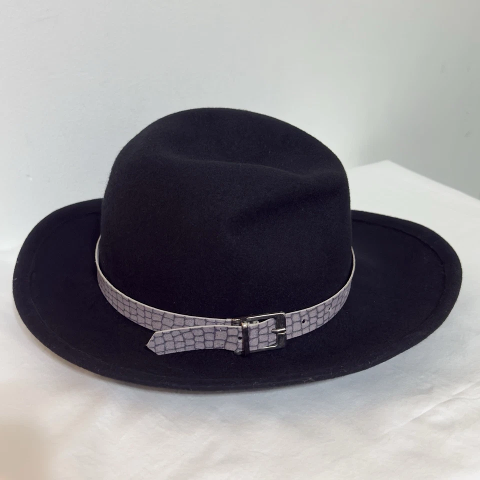 Sombrero Betmar Mujer Negro 100% Lana - Clásico Otoño/Invierno Esencial Foto 3 de 4