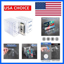 Clear Cassette Tape Storage Cases Audio Storage Solution 15Pack