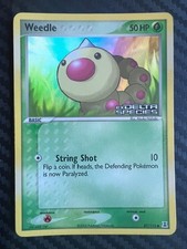 Pokemon TCG Ex Delta Species Weedle 87/113 Reverse Holo Stamped LP on eBay