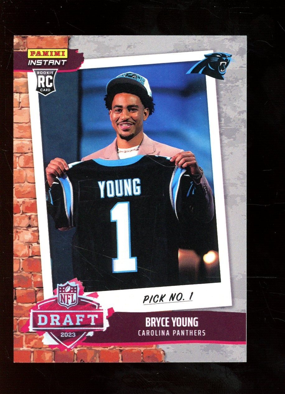 2023 Panini Instant #DN1 Bryce Young Draft Night Panthers Rookie RC