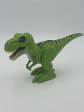 ZURU Robo Alive Attacking T-Rex Green Dinosaur Robotic Pet Walking Roaring WORKS