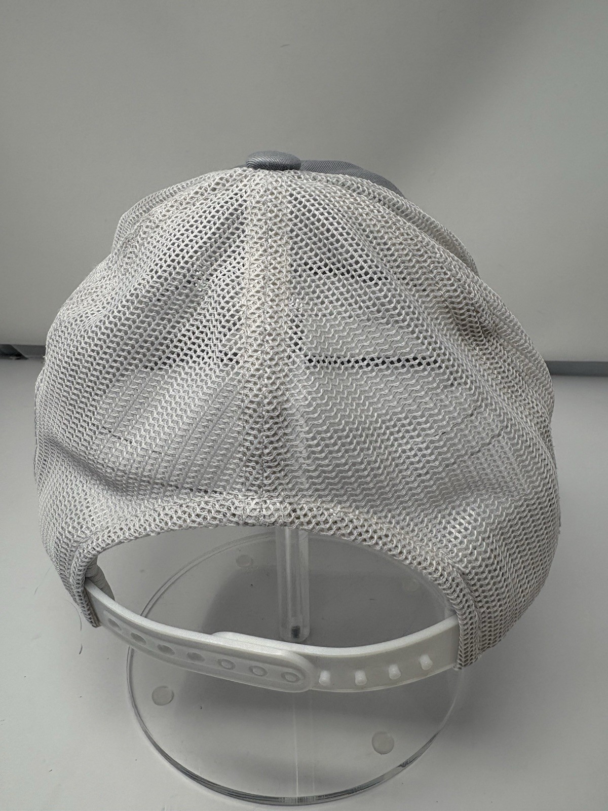 Columbia Mesh Snapback Hat Mountain Patch Gray Wh… - image 3