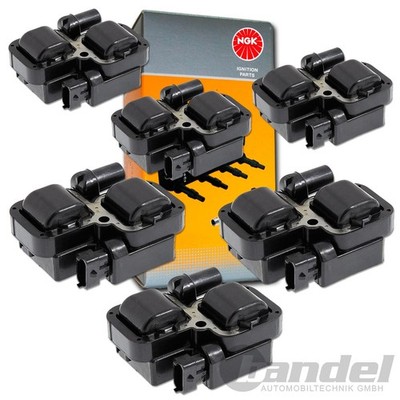 6x NGK Zündspule passend für MERCEDES C/E/S-KLASSE VIANO VITO CHRYSLER CROSSFIRE