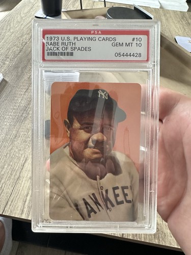 1973 U.S. Playing cards BABE RUTH  2 of DIAMONDS  New York YANKEES PSA 10 GEM
