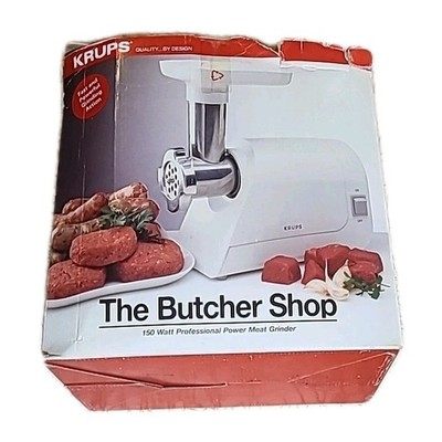 KRUPS The Butcher Shop #402 Professional Power Meat Grinder Read Description