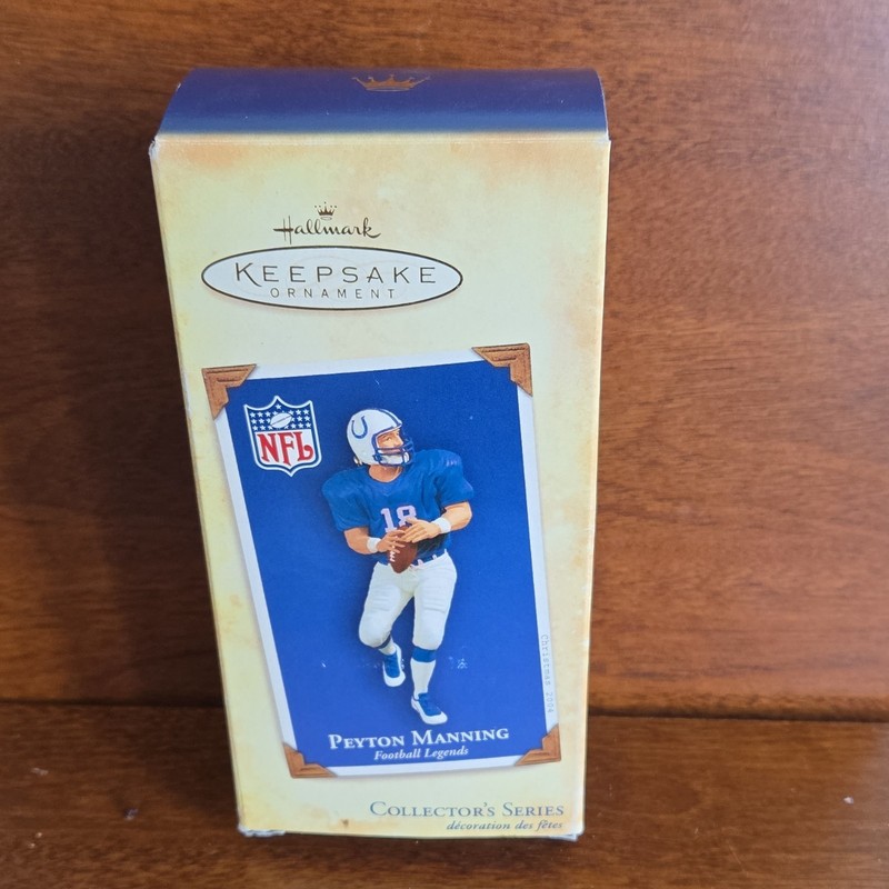Hallmark Keepsake Ornament Peyton Manning NFL Football Legends 2004