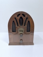 Vintage Crosley Cathedral Radio Model 169 USA Parts Repair Powers On