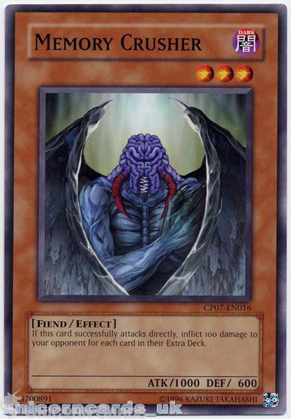 CP07-EN016 Memory Crusher Mint Yu-Gi-Oh! Card