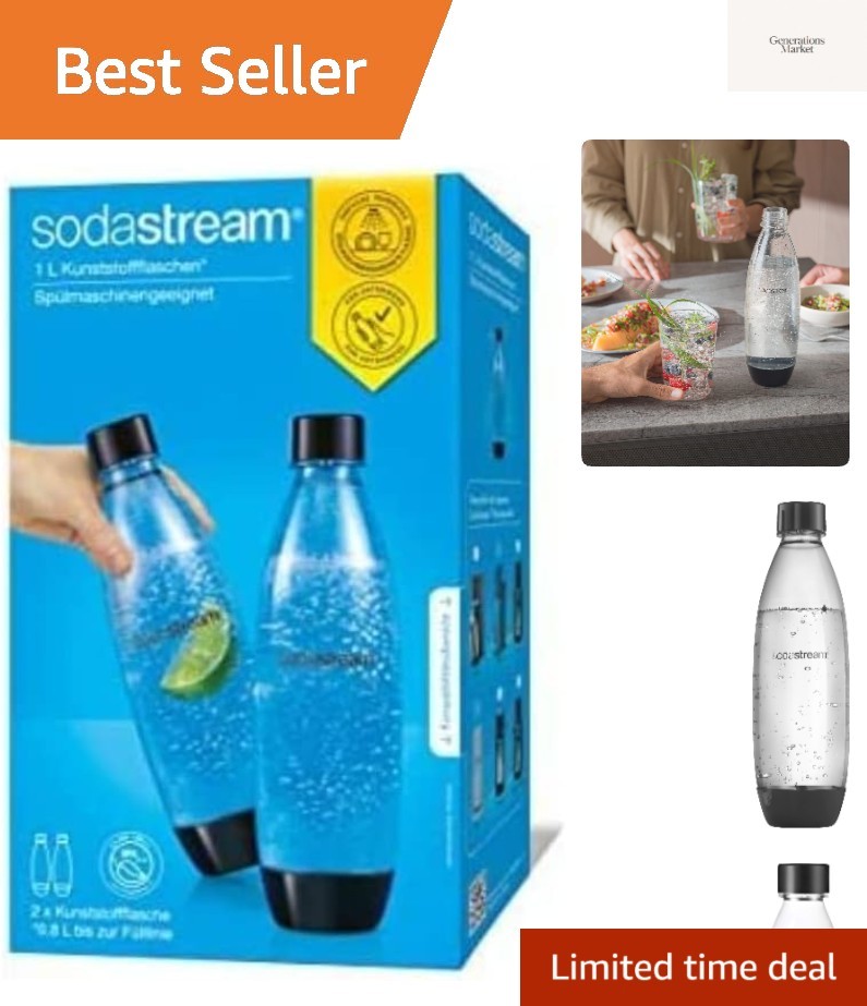 Pack of 2 1L Dishwasher Fuse Bottles