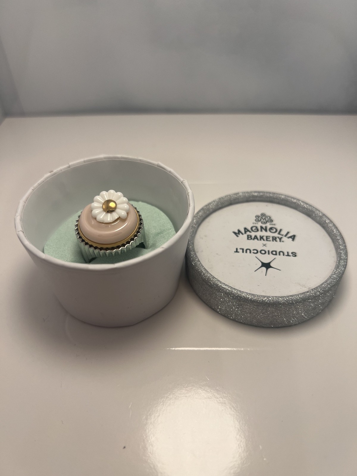 Studio Cult X Magnolia Bakery Stainless Steel & Gold Plated Cupcake Ring