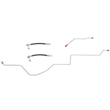 Rear Axle Brake Lines Fits Dodge Ram 1500 02-08 9.25 Rear Disc WRA0201SS