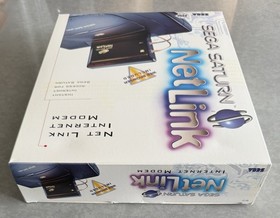 Sega Saturn Netlink Internet Modem [CIB Complete] Box, Disc,  Manuals and Cables