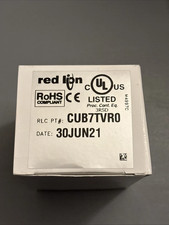RED LION CONTROLS CUB7TVR0 8 Digit Backlight Timer Counter CUB7 CUB7TV