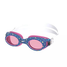 Speedo Junior Glide Print Jungle Jam Swim Goggles Ages 6-14 - Pink Corage