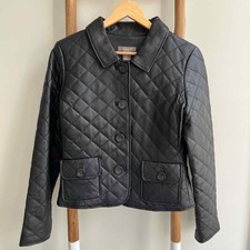 [kenar] Nwot Genuine Leather Quilted Jacket Black